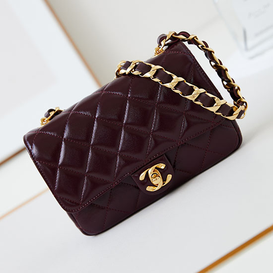 Chanel Shoulder Bag AS5123 Burgundy