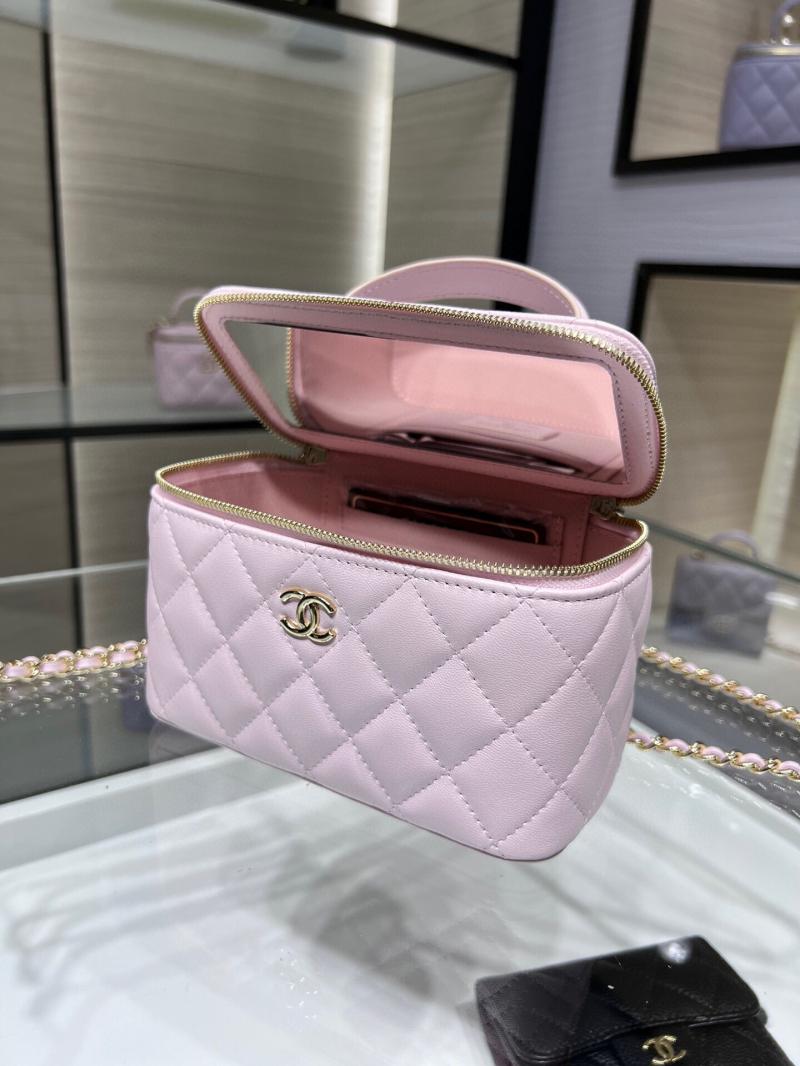 Chanel Vanity Case With Chain AP2199 Pink