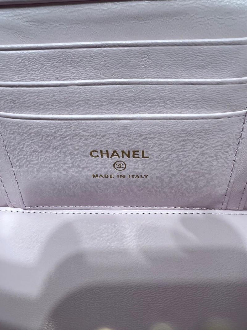 Chanel Vanity Case With Chain AP2199 Pink