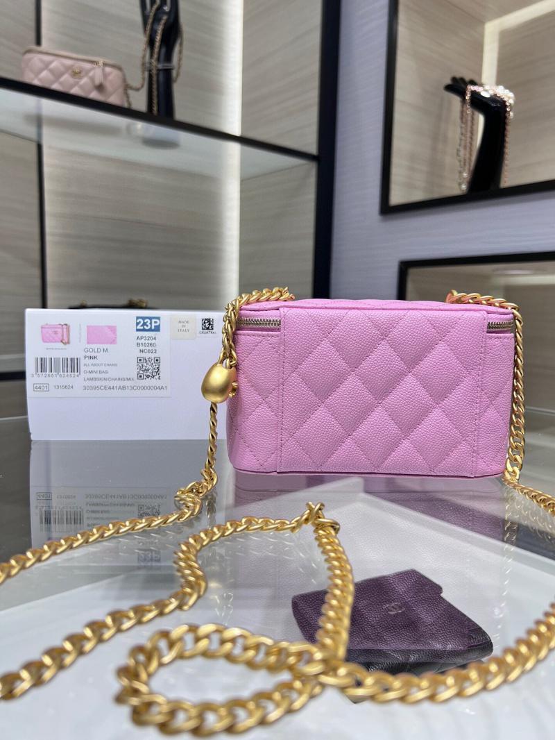 Chanel Vanity Case With Chain AP3204 Pink