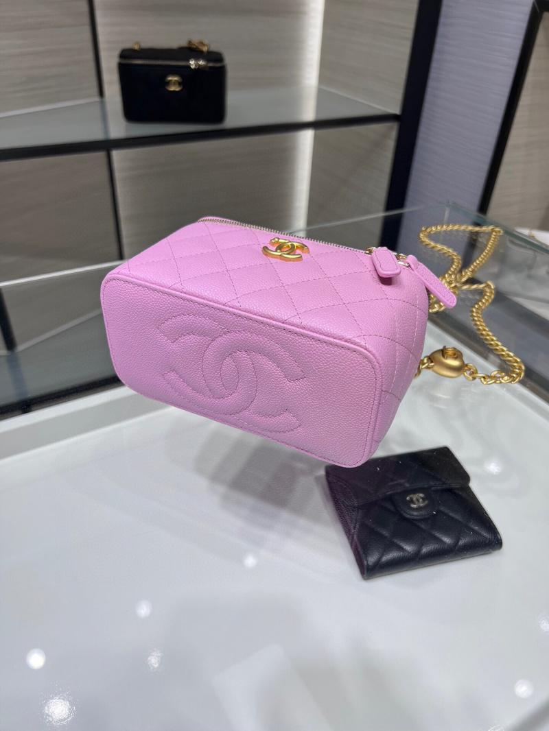 Chanel Vanity Case With Chain AP3204 Pink