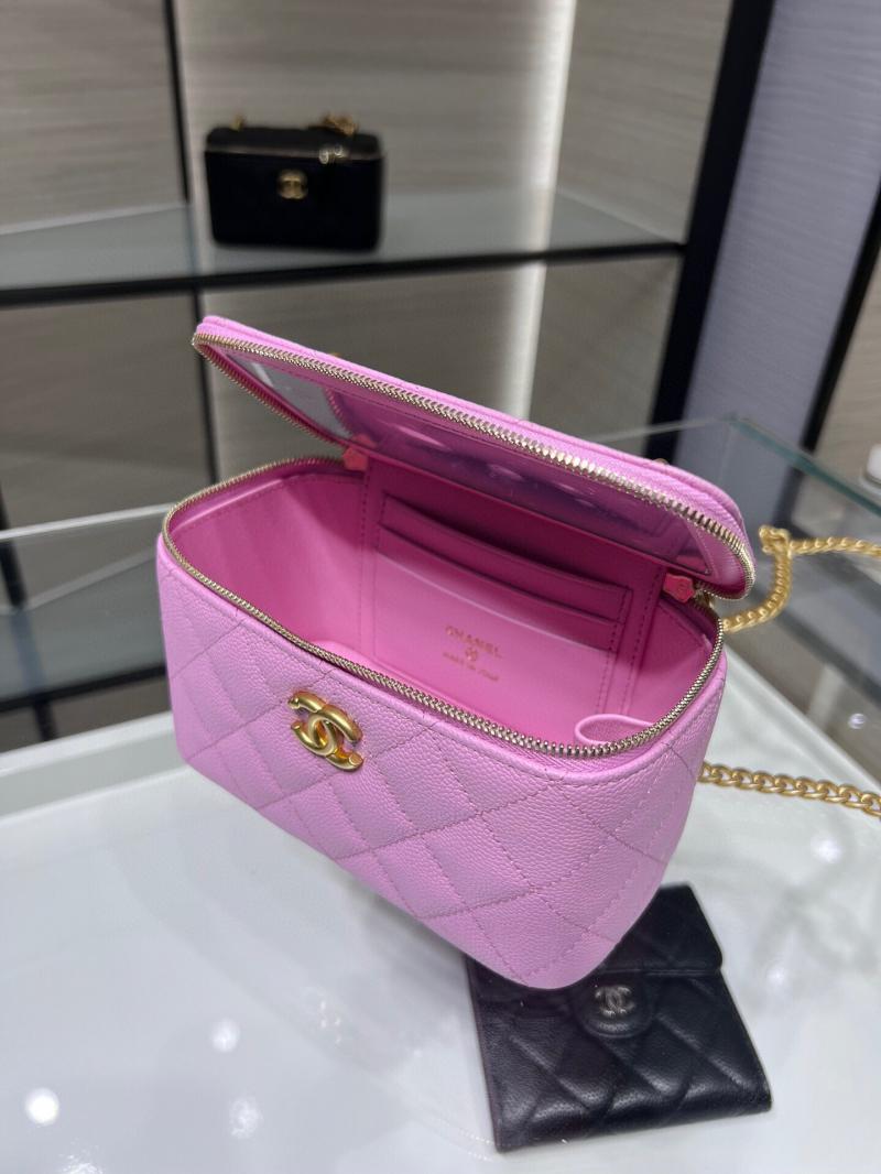 Chanel Vanity Case With Chain AP3204 Pink