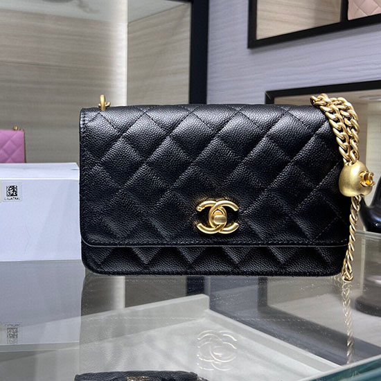 Chanel Woc Chain Wallet AP3201 Black