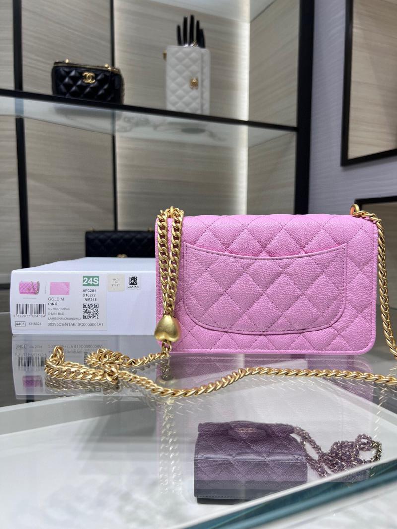 Chanel Woc Chain Wallet AP3201 Pink