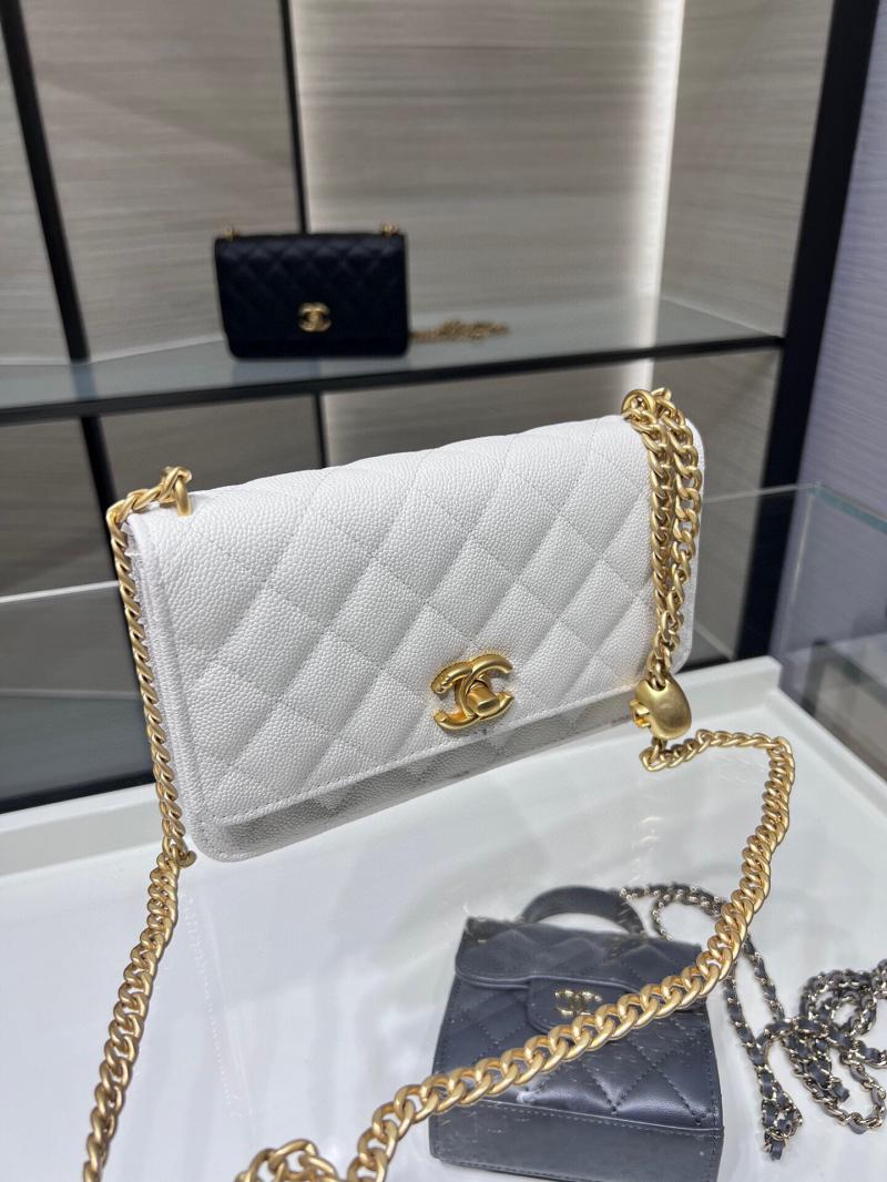 Chanel Woc Chain Wallet AP3201 White