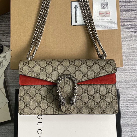 Gucci Dionysus Small Shoulder Bag 499623 Red