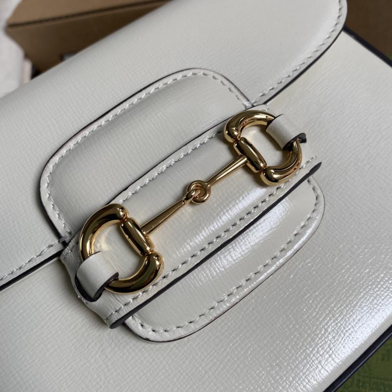 Gucci Horsebit 1955 Mini Bag 658574 White