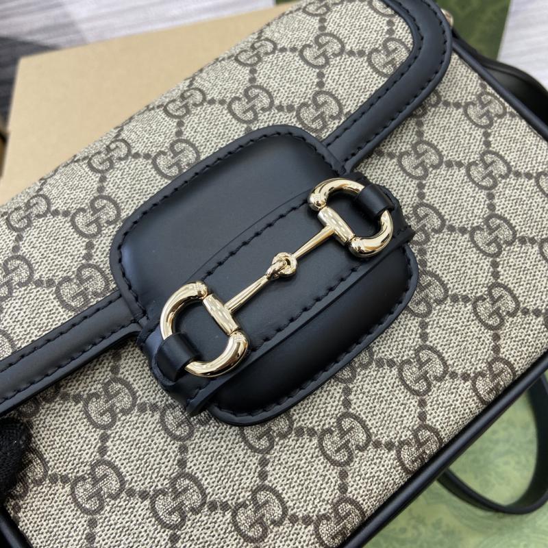 Gucci Horsebit 1955 Mini Shoulder Bag 815205 Black