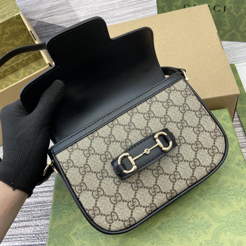 Gucci Horsebit 1955 Mini Shoulder Bag 815205 Black