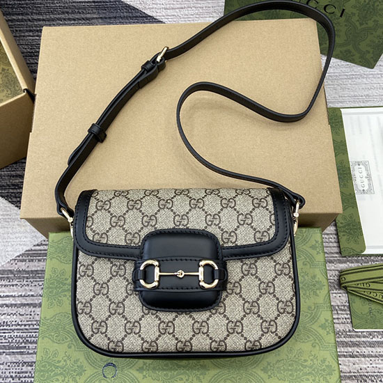 Gucci Horsebit 1955 Mini Shoulder Bag 815205 Black