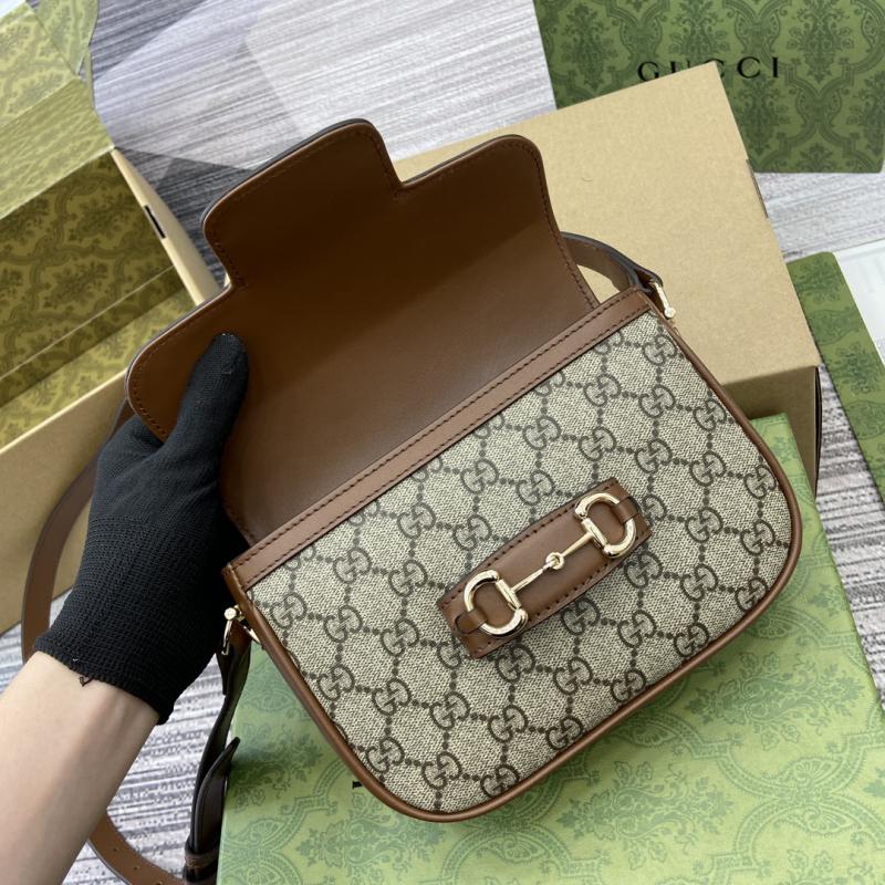 Gucci Horsebit 1955 Mini Shoulder Bag 815205 Brown