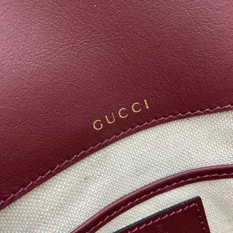 Gucci Horsebit 1955 Mini Shoulder Bag 815205 Burgundy