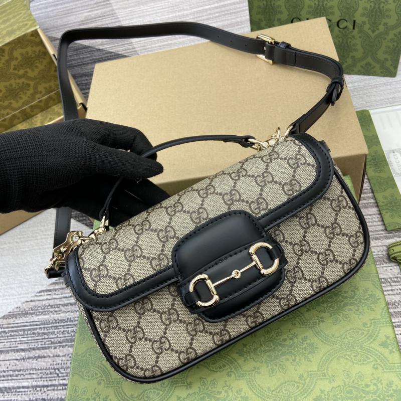 Gucci Horsebit 1955 Small Top Handle Bag 815206 Black