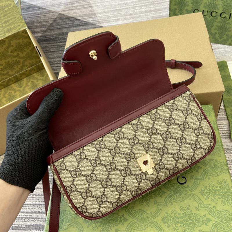 Gucci Horsebit 1955 Small Top Handle Bag 815206 Burgundy