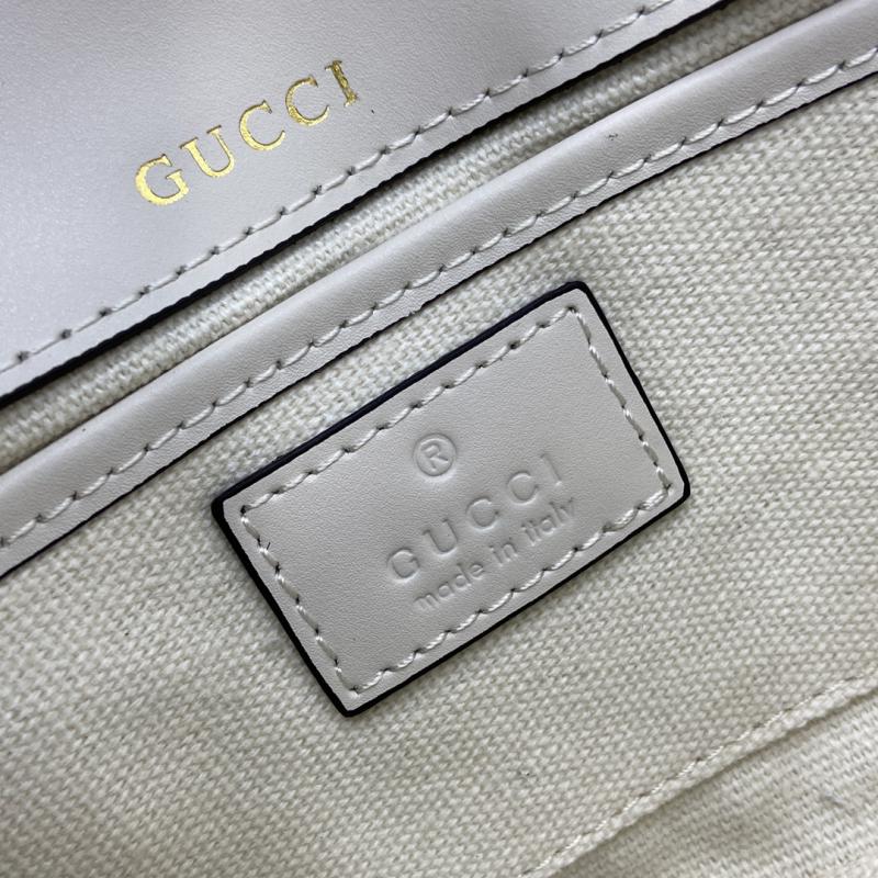 Gucci Horsebit 1955 Small Top Handle Bag 815206 White