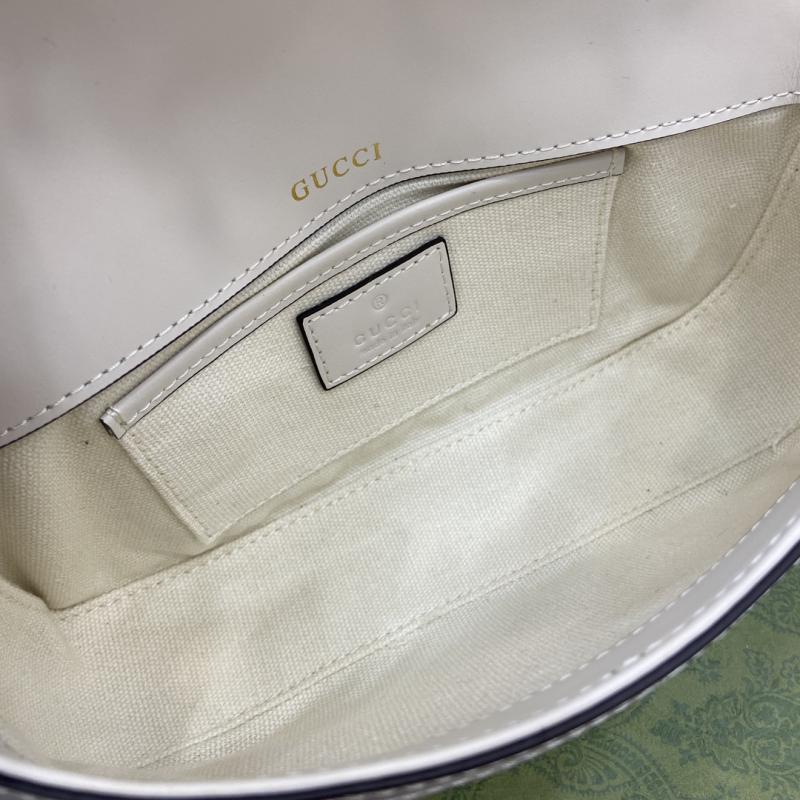 Gucci Horsebit 1955 Small Top Handle Bag 815206 White