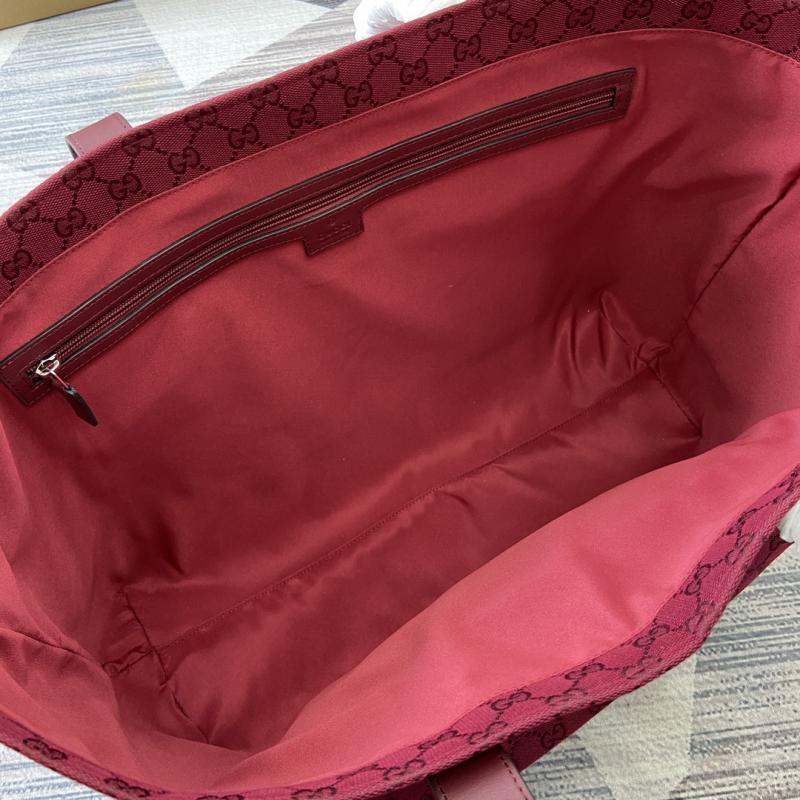 Gucci Large GG Tote Bag 802166 Burgundy