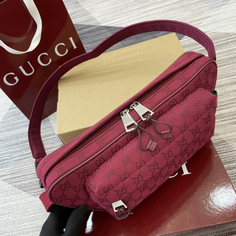 Gucci Small GG Crossbody Bag 802096 Burgundy