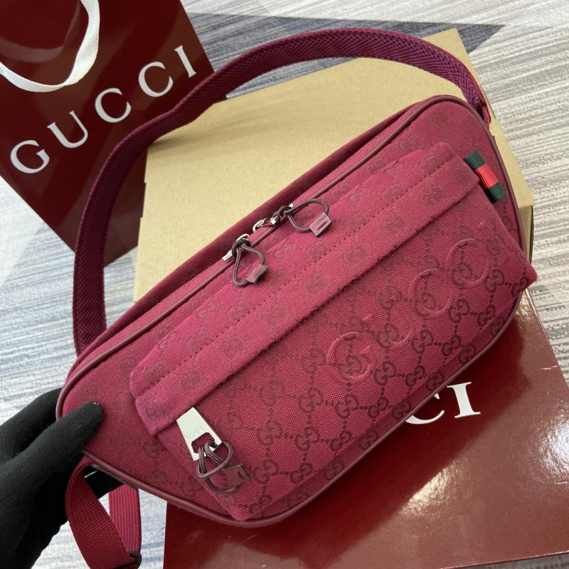 Gucci Small GG Crossbody Bag 802096 Burgundy