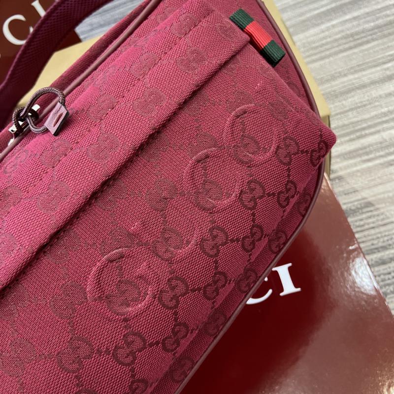 Gucci Small GG Crossbody Bag 802096 Burgundy