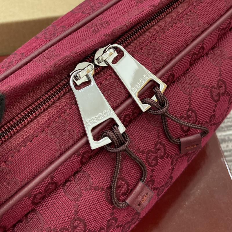 Gucci Small GG Crossbody Bag 802096 Burgundy