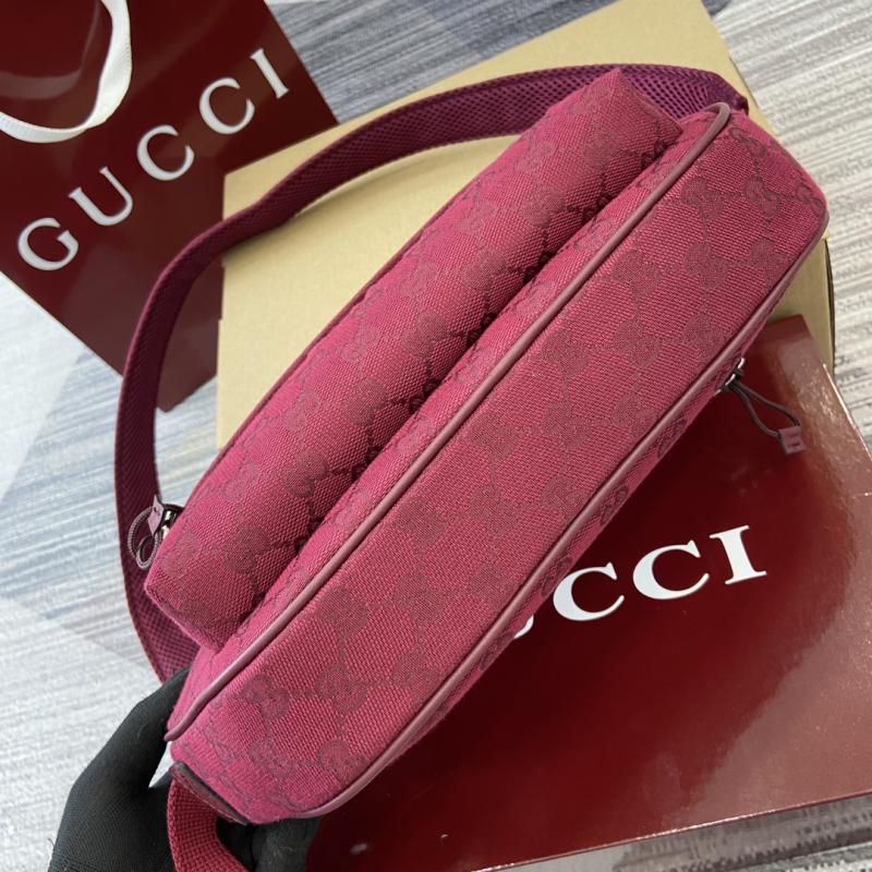 Gucci Small GG Crossbody Bag 802096 Burgundy