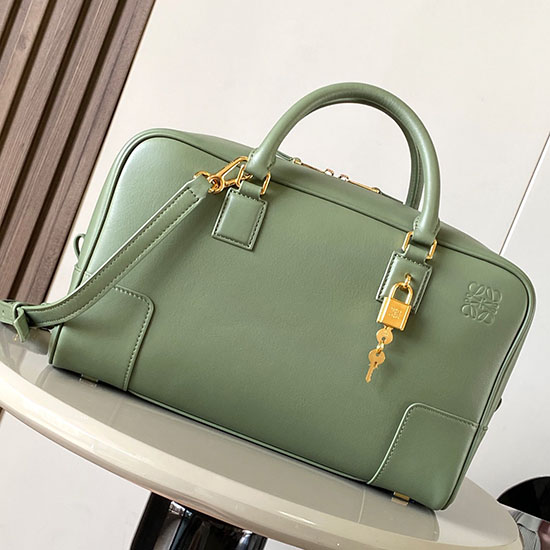 Loewe Amazona 28 Nappa Calfskin Bag L9080 Green