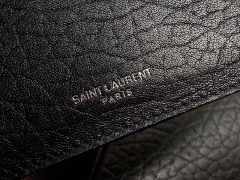 Saint Laurent Cassandre Envelope Messenger 801490 Black