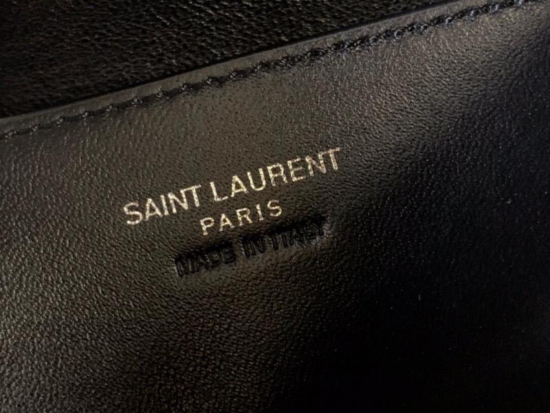 Saint Laurent Cassandre Envelope Messenger 801490 Black