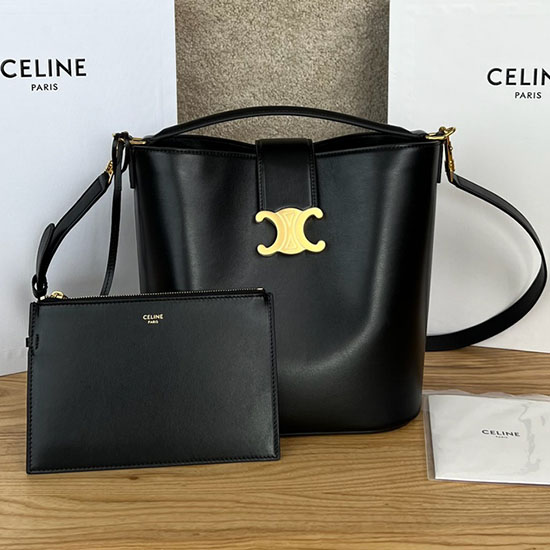 Celine Medium Smooth Calfskin Louise Bag Black 116613