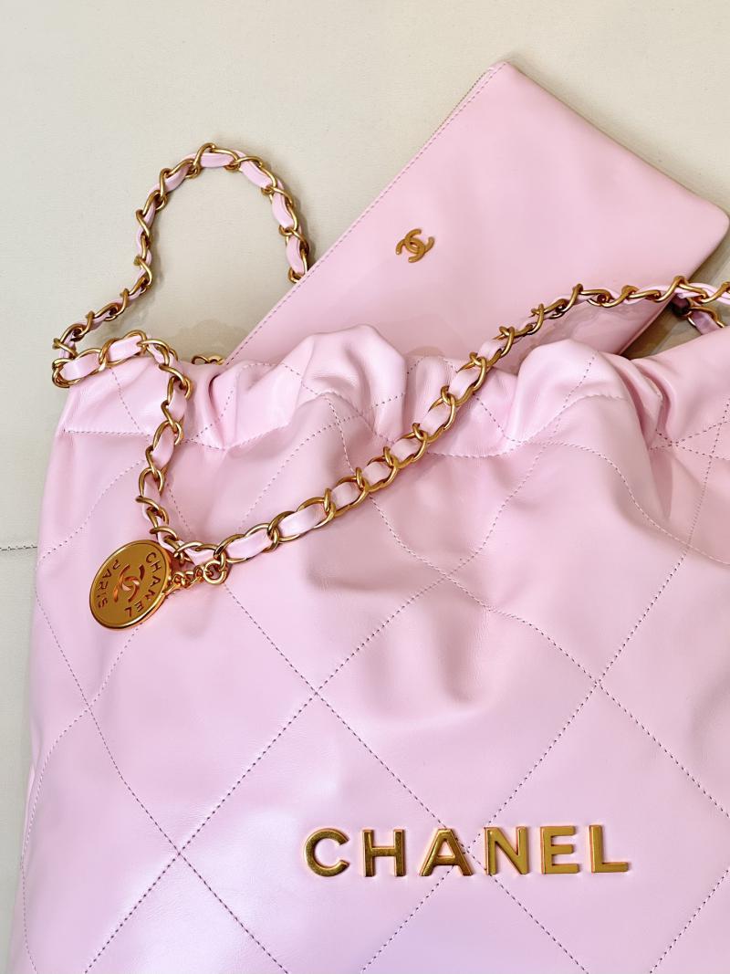 Chanel 22 Handbag AS3261 Pink