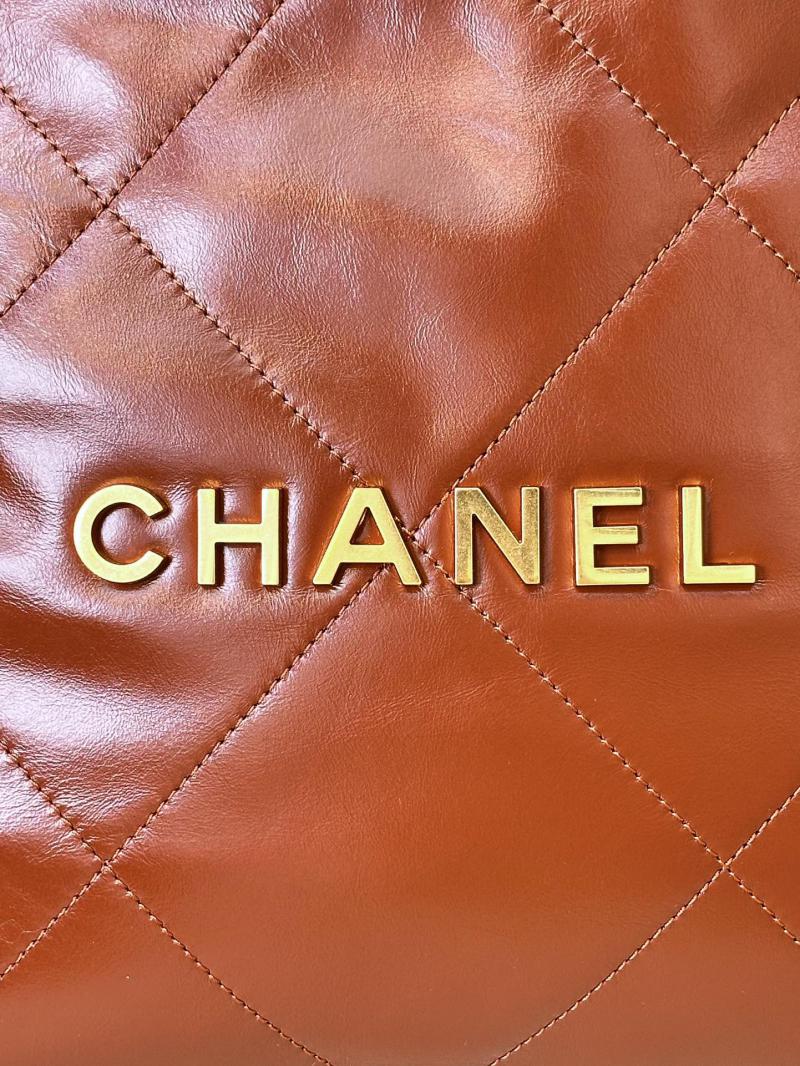 Chanel 22 Handbag AS3261 Tan