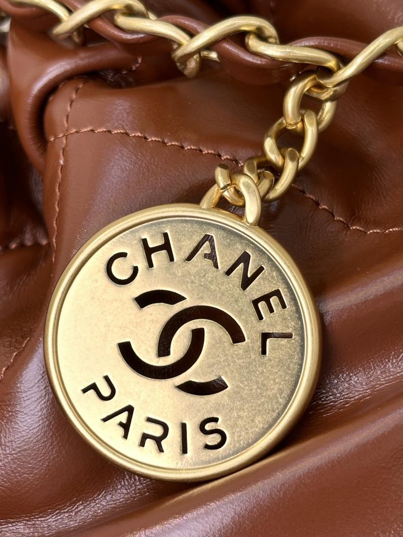 Chanel 22 Handbag AS3261 Tan