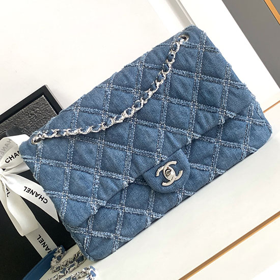 Chanel Denim Flap Bag AS2240