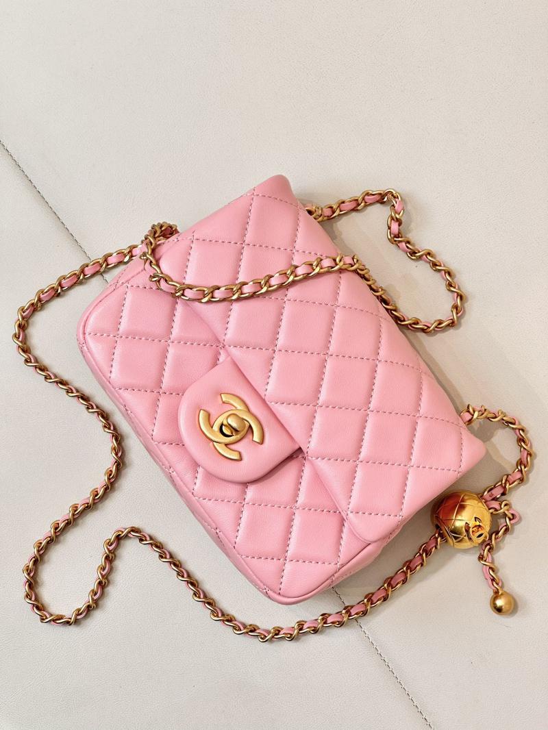 Chanel Lambskin Flap Bag AS1786 Pink