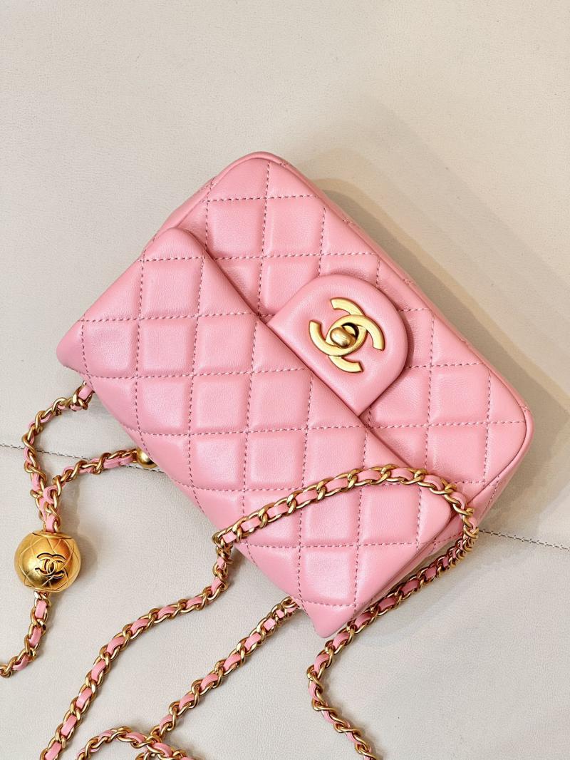 Chanel Lambskin Flap Bag AS1786 Pink