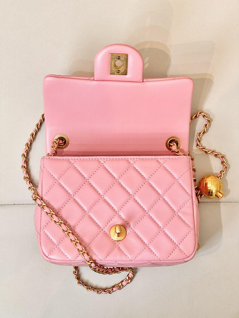 Chanel Lambskin Flap Bag AS1786 Pink