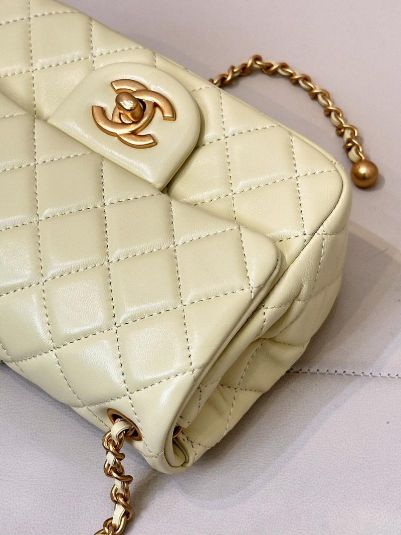 Chanel Lambskin Flap Bag AS1786 Yellow