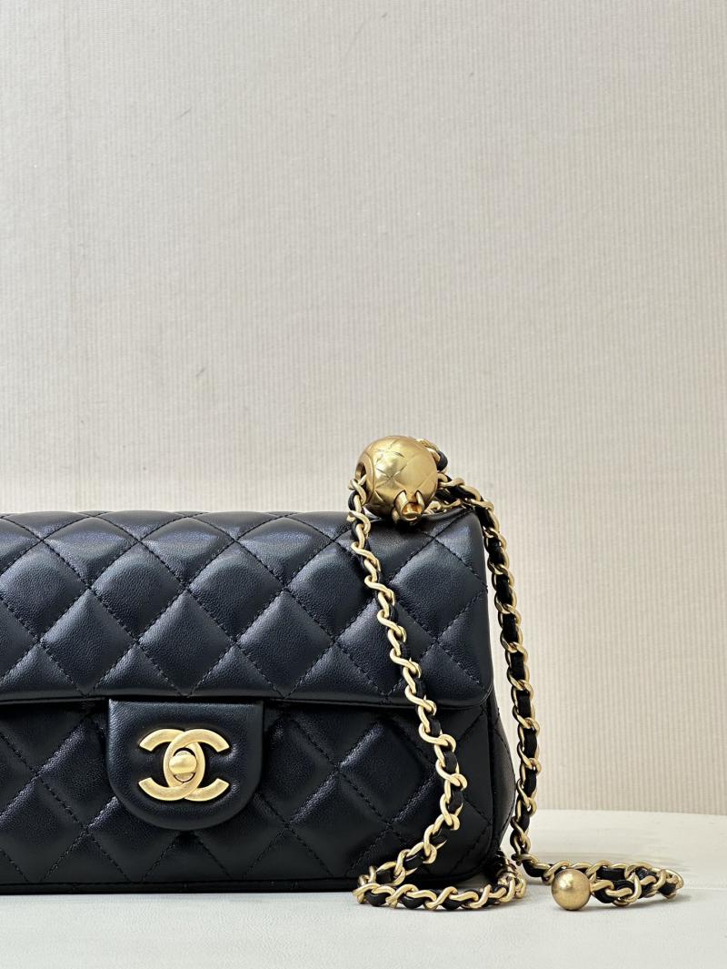 Chanel Lambskin Flap Bag AS1787 Black