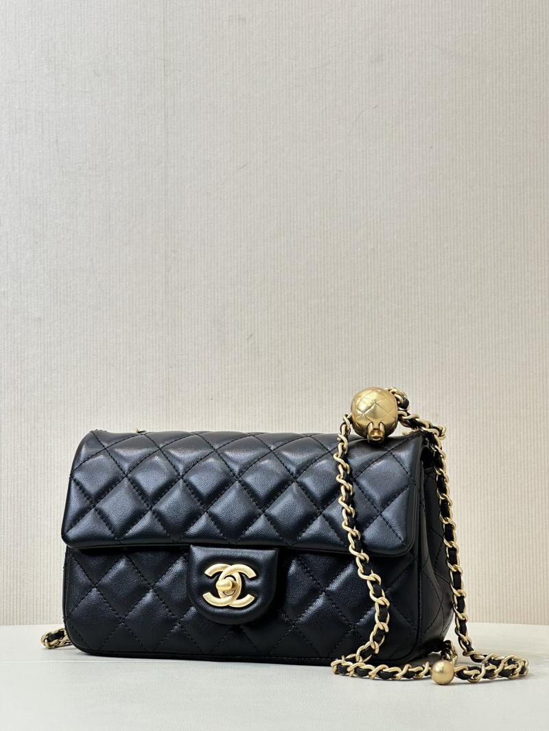 Chanel Lambskin Flap Bag AS1787 Black