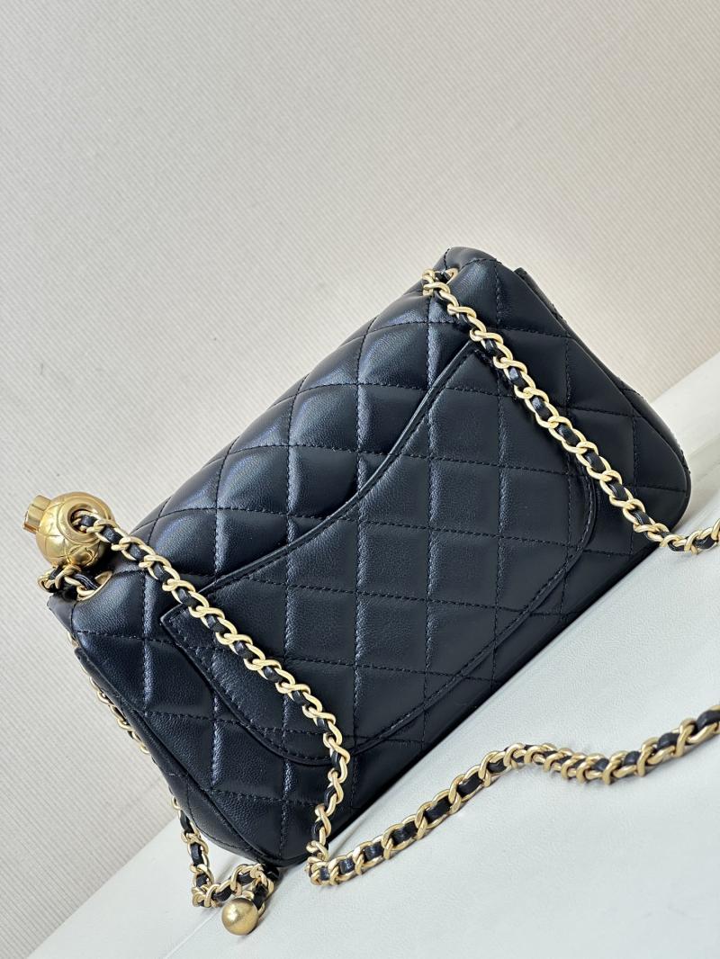 Chanel Lambskin Flap Bag AS1787 Black