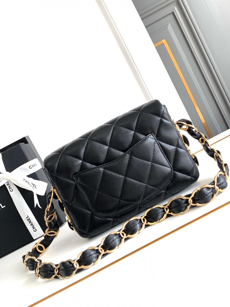 Chanel Lambskin Flap Bag AS2409 Black