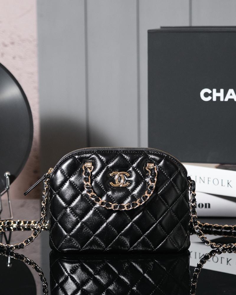 Chanel Lambskin Small Tote AS5130 Black