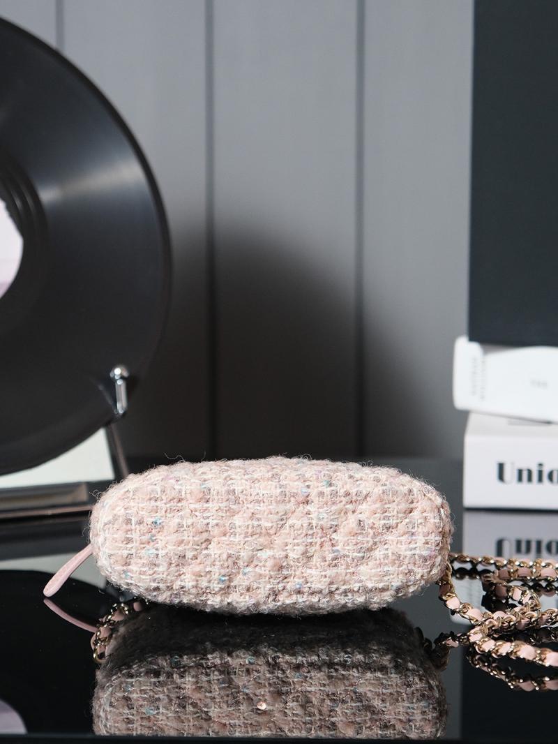 Chanel Wool Mini Tote Pink AS3354