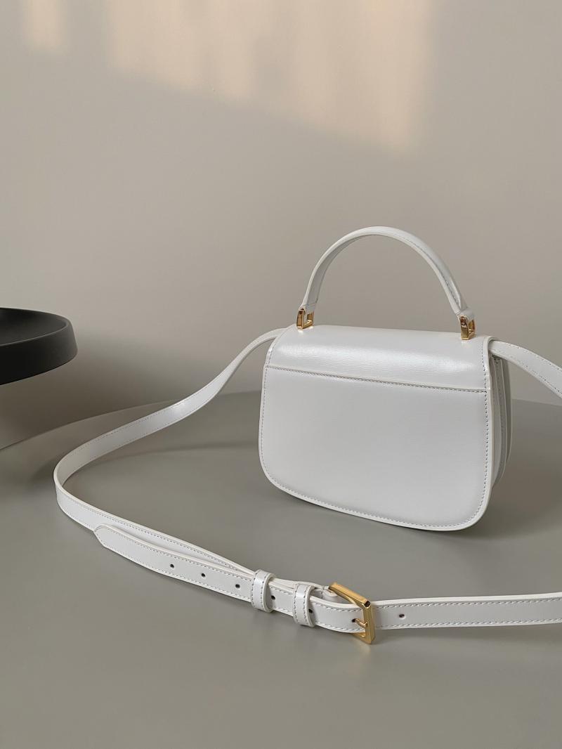 Dior Medium 30 Montaigne Avenue Top Handle Bag M9371 White