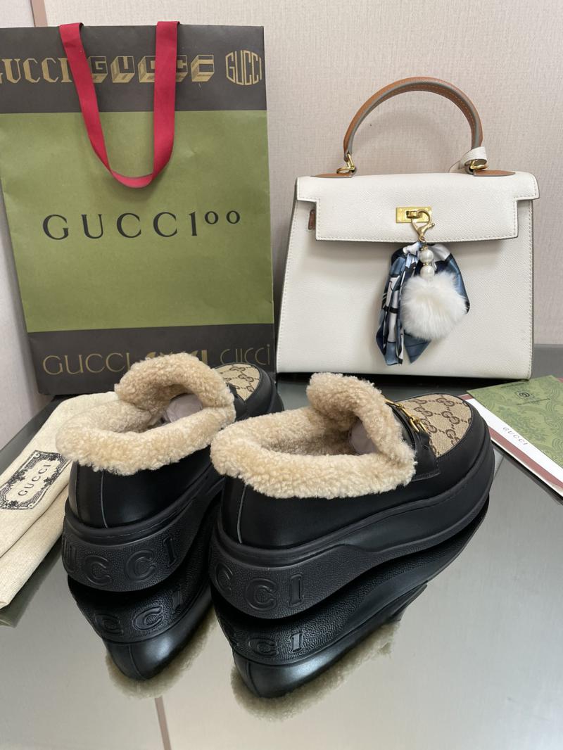 Gucci Wool Loafers SGL92502