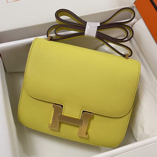 Hermes Epsom Leather Constance Bag HCE1923 Lime