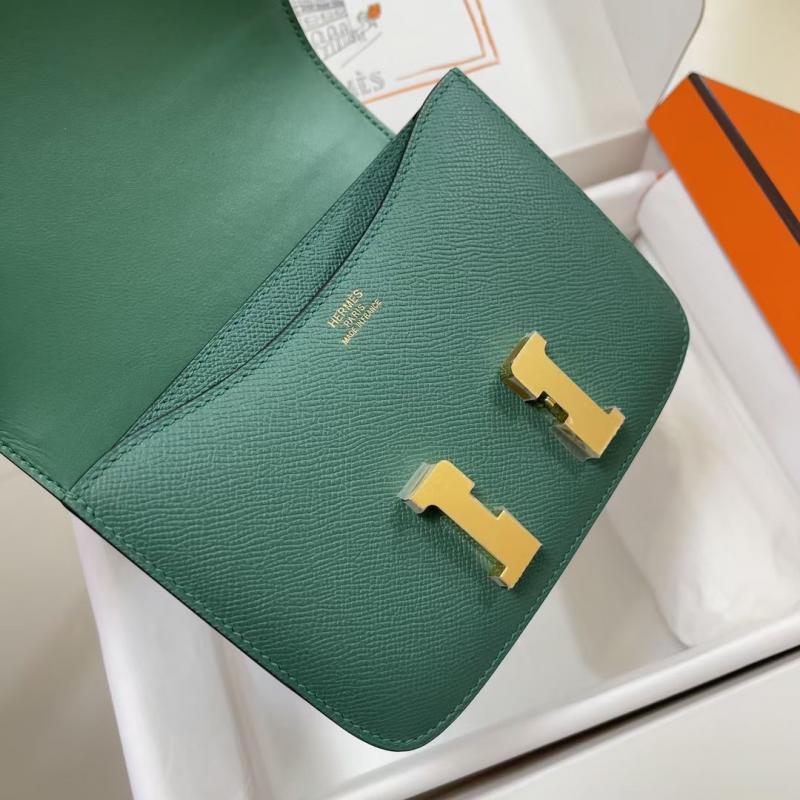 Hermes Epsom Leather Constance Bag HCE1923 Malachite