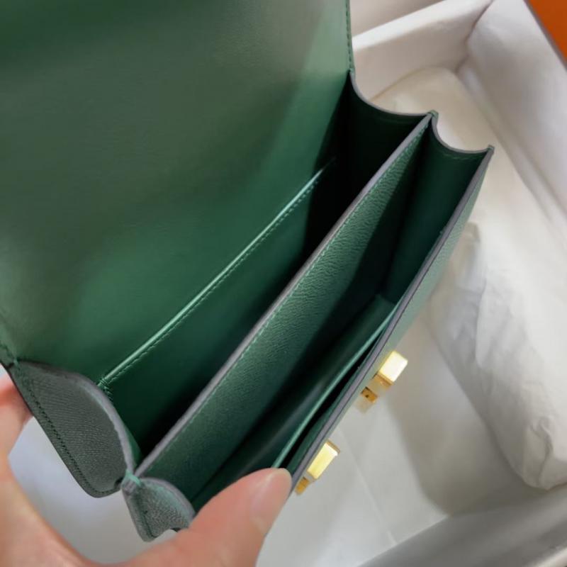 Hermes Epsom Leather Constance Bag HCE1923 Malachite