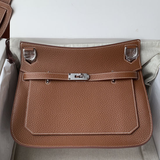 Hermes Taurillon Clemence Jypsiere 28 HJ28 Brown